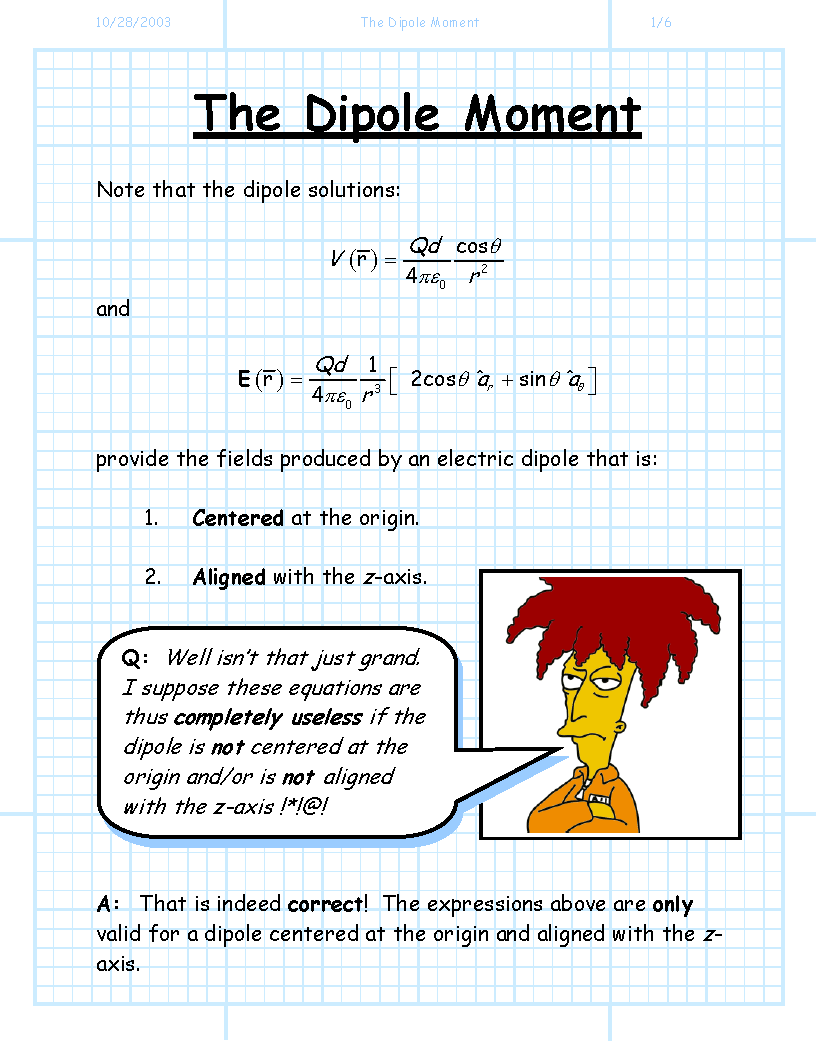 electric dipole moment - Blass Online English Dictionary