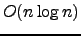 $O(n \log n)$