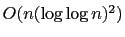 $O(n(\log \log n)^2)$