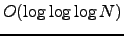 $O(\log\log\log N)$