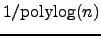 $1/{\mathop{\rm
polylog}}(n)$