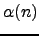 $\alpha(n)$
