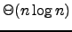 $\Theta(n \log n )$