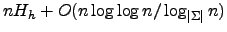 $\smash{O(m \log
\vert\Sigma\vert + {\mathop{\rm polylog}}(n))}$